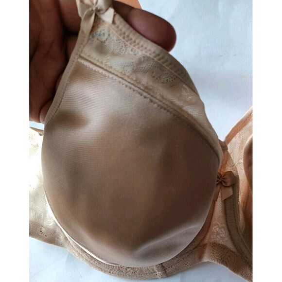 Goddess Yvette Bra Size 40D Back Smoothing Underwire Sand/Beige #GD6750SAD  New - Picture 8 of 10